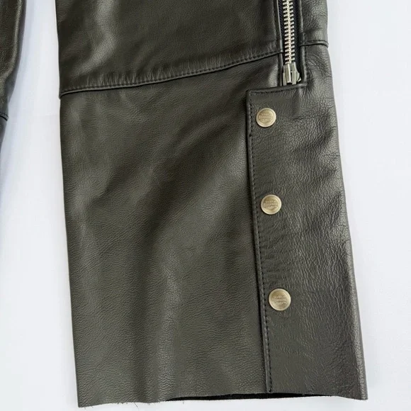 Men’s Genuine Harley Davidson USA Made Leather Chaps Size Large​ - Picture 12 of 16